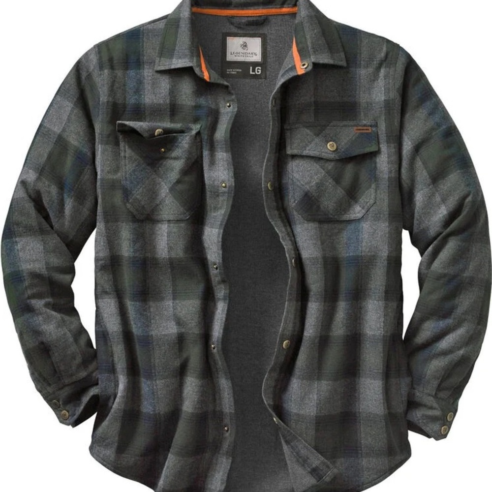 Men's Archer Thermal Lined Flannel Shirt Jacket 2XL